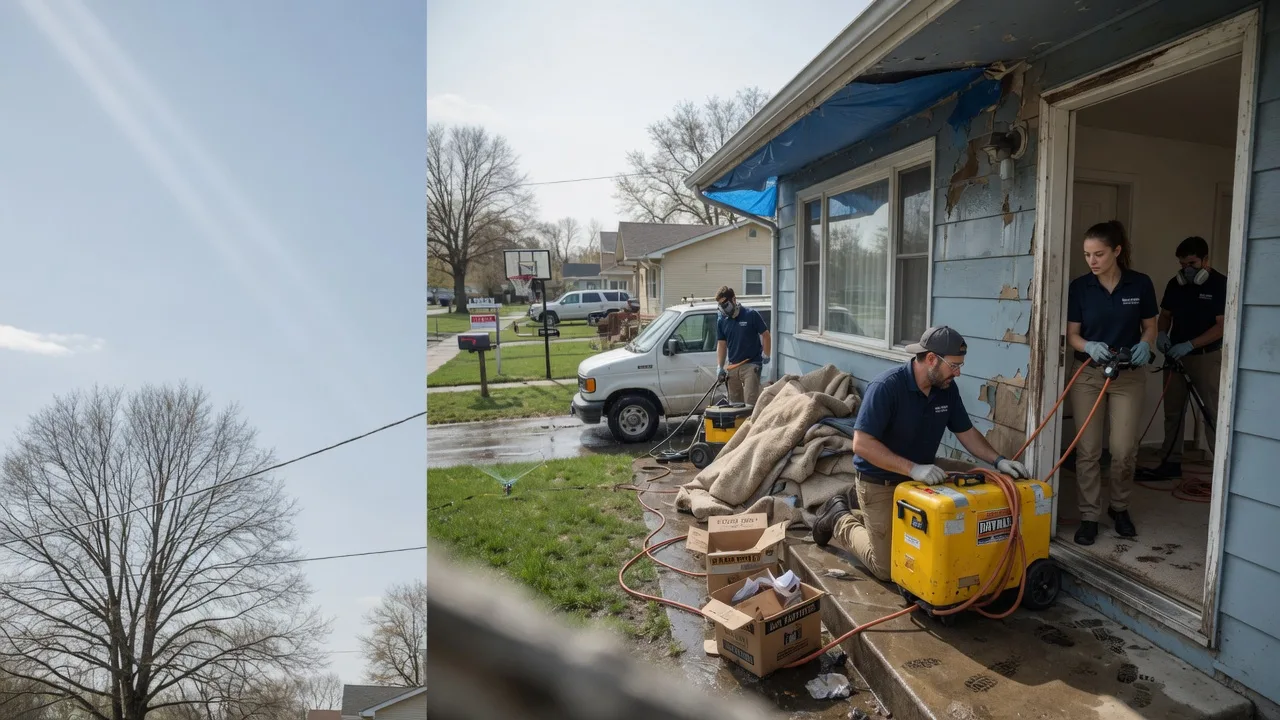 Basement Flood Cleanup in Saverton, MO near me